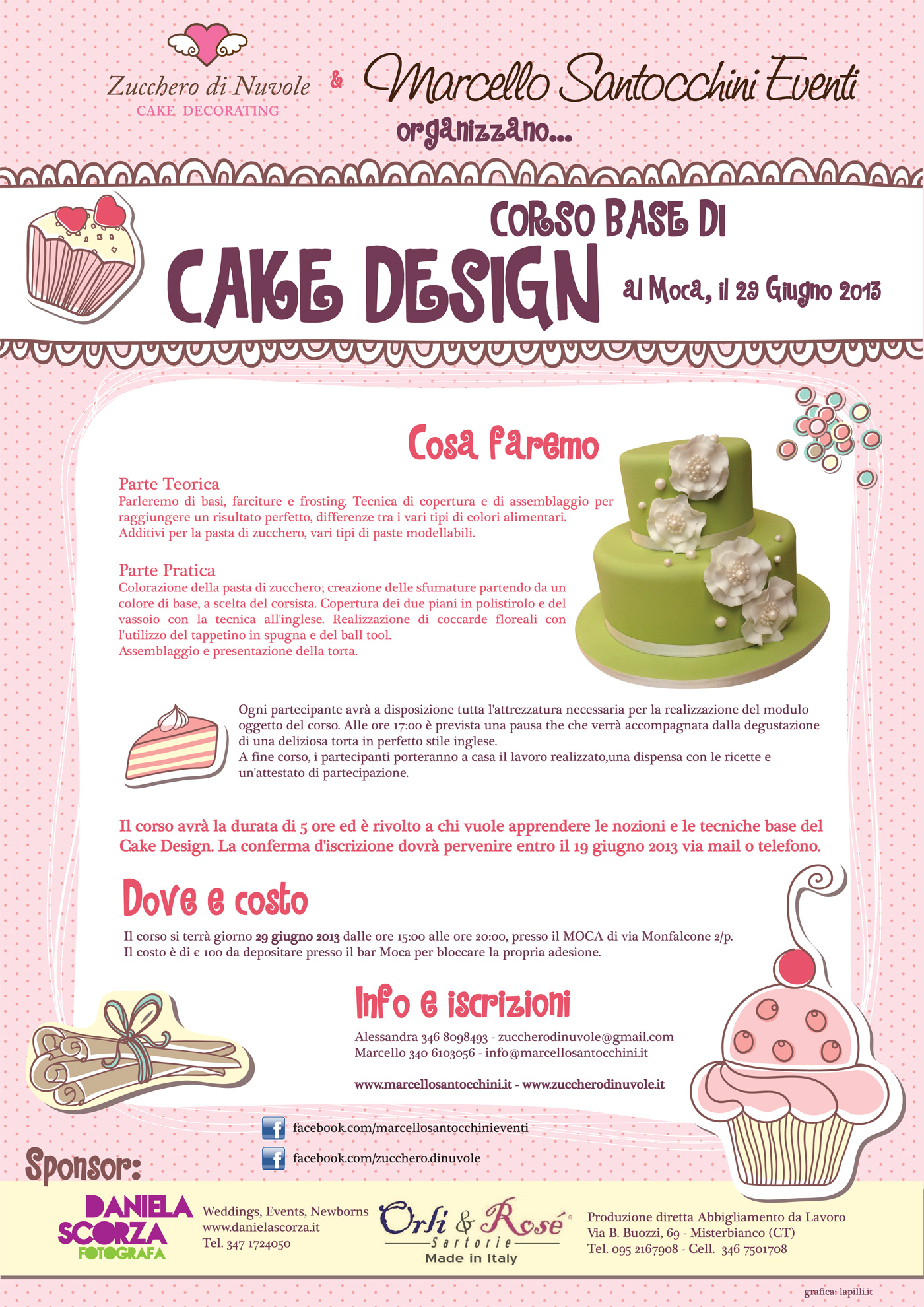 Corso base di Cake Design al Moca - Marcello Santocchini ...